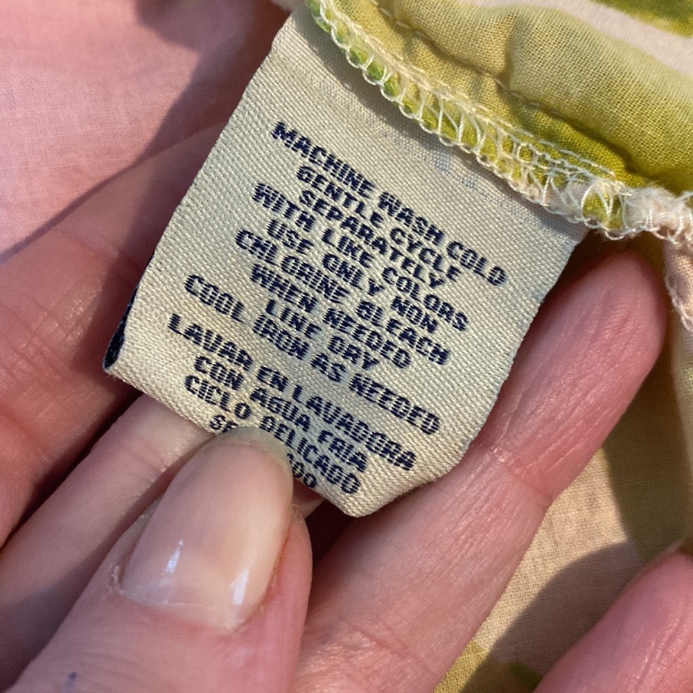 Caribbean Joe Floral Lightweight Cotton Short Sleeve Top Small - Picture 14 of 14